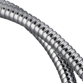 Flessibile in metal power per colonna, lotto di 2 flessibili in inox cromato