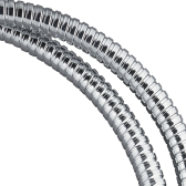 Flessibile in inox cromato, metal power plus NF