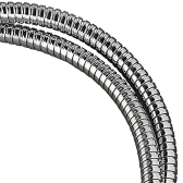 Flessibile in inox cromato, metal stretch