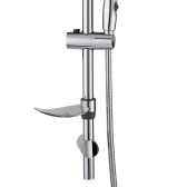 Kit saliscendi Flora in inox cromato
