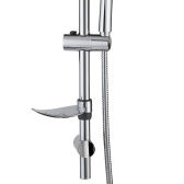 Kit saliscendi Tila in inox cromato
