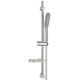 Kit saliscendi Look in inox cromato