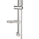 Kit saliscendi Look in inox cromato