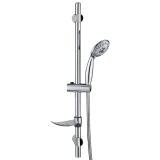Kit saliscendi Zen in inox cromato