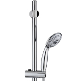 Kit saliscendi Zen in inox cromato