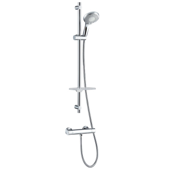 Colonna doccia rimini Comfort, miscelatore termostatico in ottone