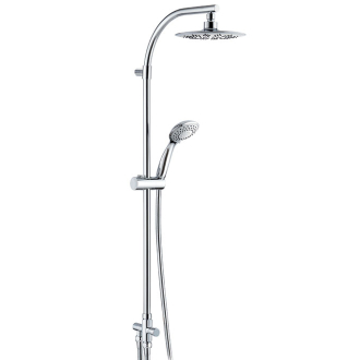 Colonna doccia venezia switch con deviatore a tirante in ottone