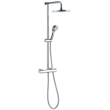 Colonna doccia Verona Comfort, miscelatore termostatico in ottone con sicurezza a 38°