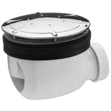 Twisto : Ø 90 mm - calotta in ABS cromato