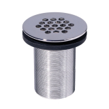 Pilette a scarico libero 75 mm - griglia piatta 19 fori