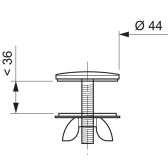 Coprifori deluxe - ottone cromato