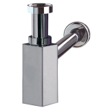 Sifone careis in ottone cromato