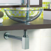 Sifone careis in ottone cromato