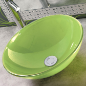 Pilette con chiusura girevole - 75 mm con troppo pieno