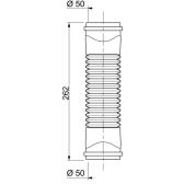 Manicotti Push Fit femmina - femmina Ø 50 mm