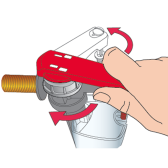 Rubinetti galleggianti Jollyfill FL150L3 : alimentazione laterale / servovalvola
