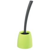 Coordinate per spazzola, pattumiera e porta rotolo di colore verde anice