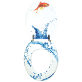 Aquarium : Sedili WC Trendy line legno decorativo