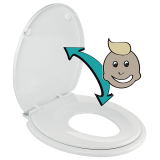 Family soft close : Sedili WC Casual line con riduttore per bambini