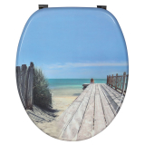 Holiday Beach : Sedili WC Trendy line legno decorativo