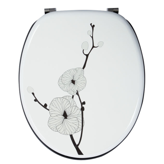 Japanese Flower : Sedili WC Trendy line legno decorativo