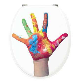 Kid colors : Sedili WC Trendy line legno decorativo