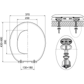 Tendly Line Van : Sedili WC soft-close